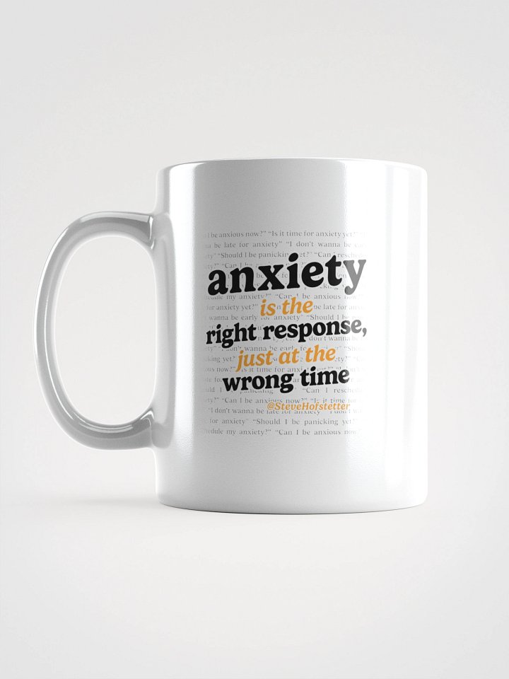 Anxiety Mug, White product image (1)