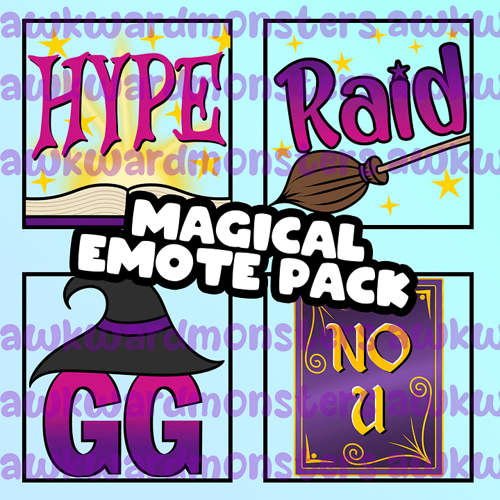 4 Pack of Witchy Themed Emotes product image (1)