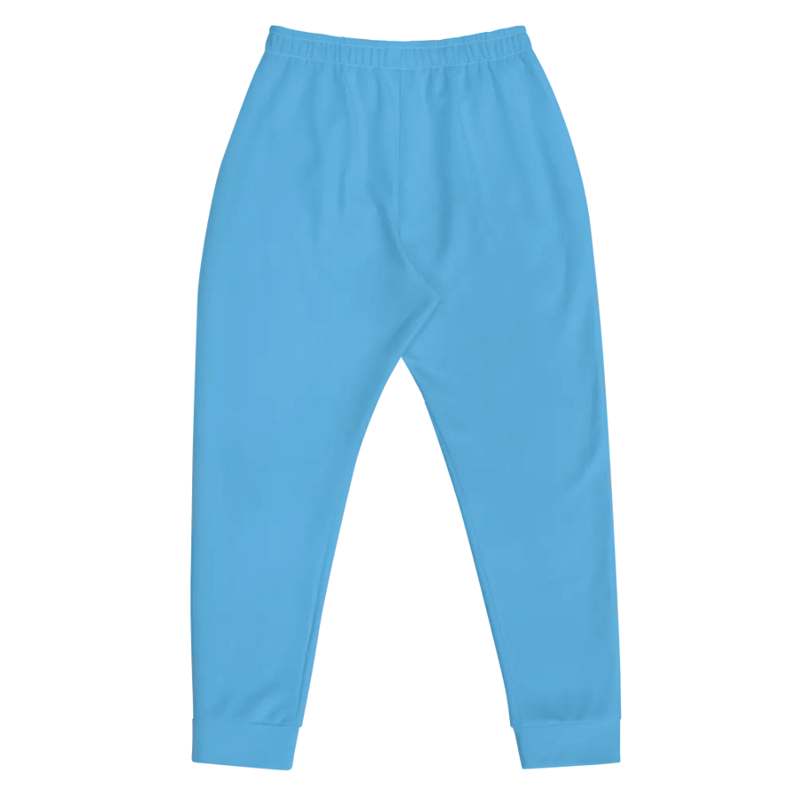 Plain Sky-Blue True Summer Recycled Polyester Premium Men's Joggers by Treasure Pie product image (5)