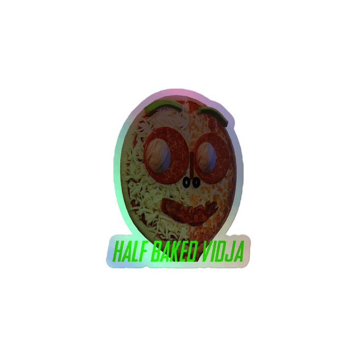 Half Baked Vidja Holographic Sticker Sheet product image (2)