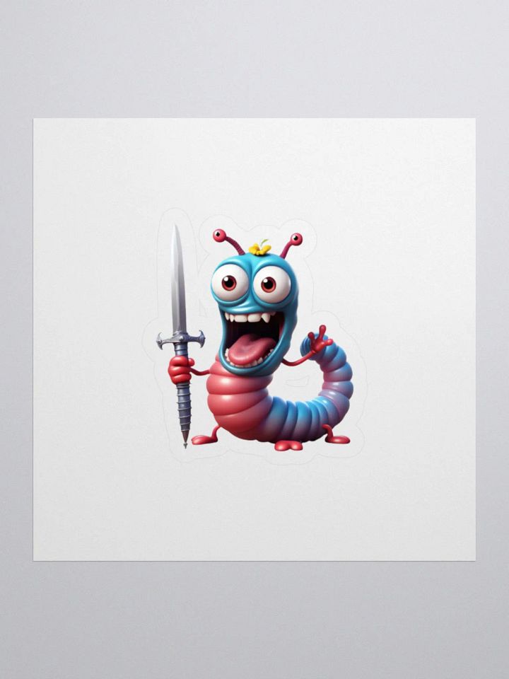 Worm Sticker product image (1)