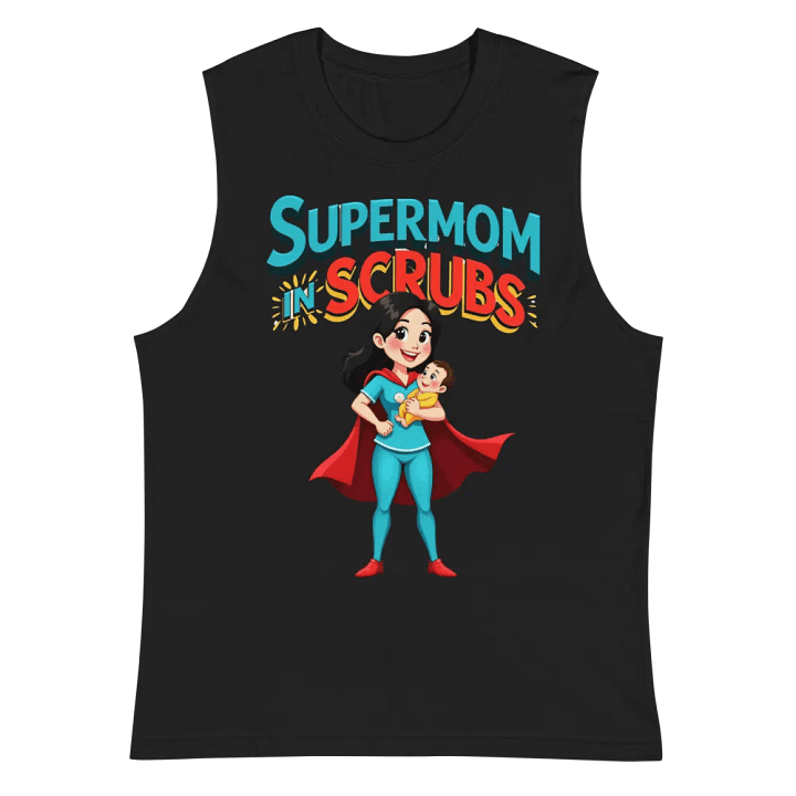 Supermom in Scrubs Muscle Tank product image (3)