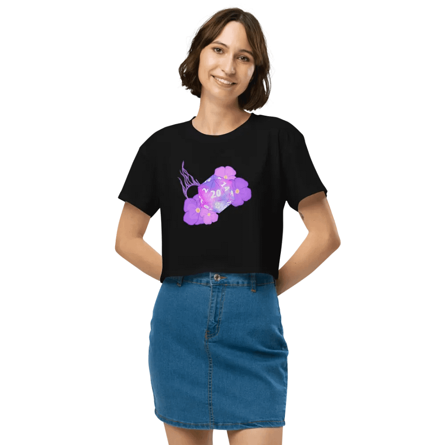 Gale Dekarios Inspired DND Die Crop Top product image (3)