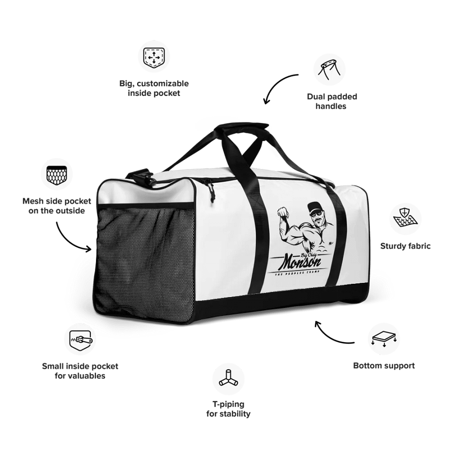 Big Craig Monson The Peoples Champ Duffle Bag product image (12)