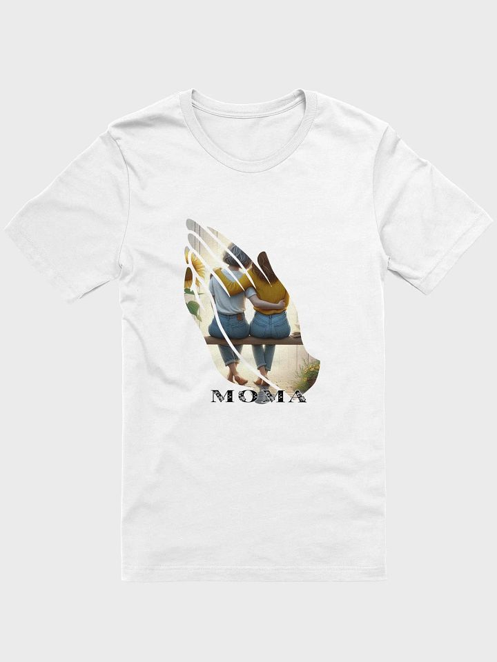 Moma Prayer Hand Cutout Silhouette T-Shirt Design product image (2)