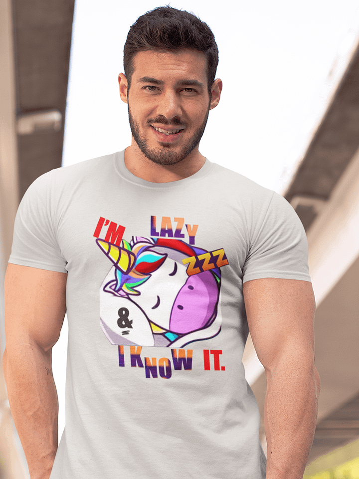 I'm Lazy And I Know It Tee - Over-sized Fit product image (1)