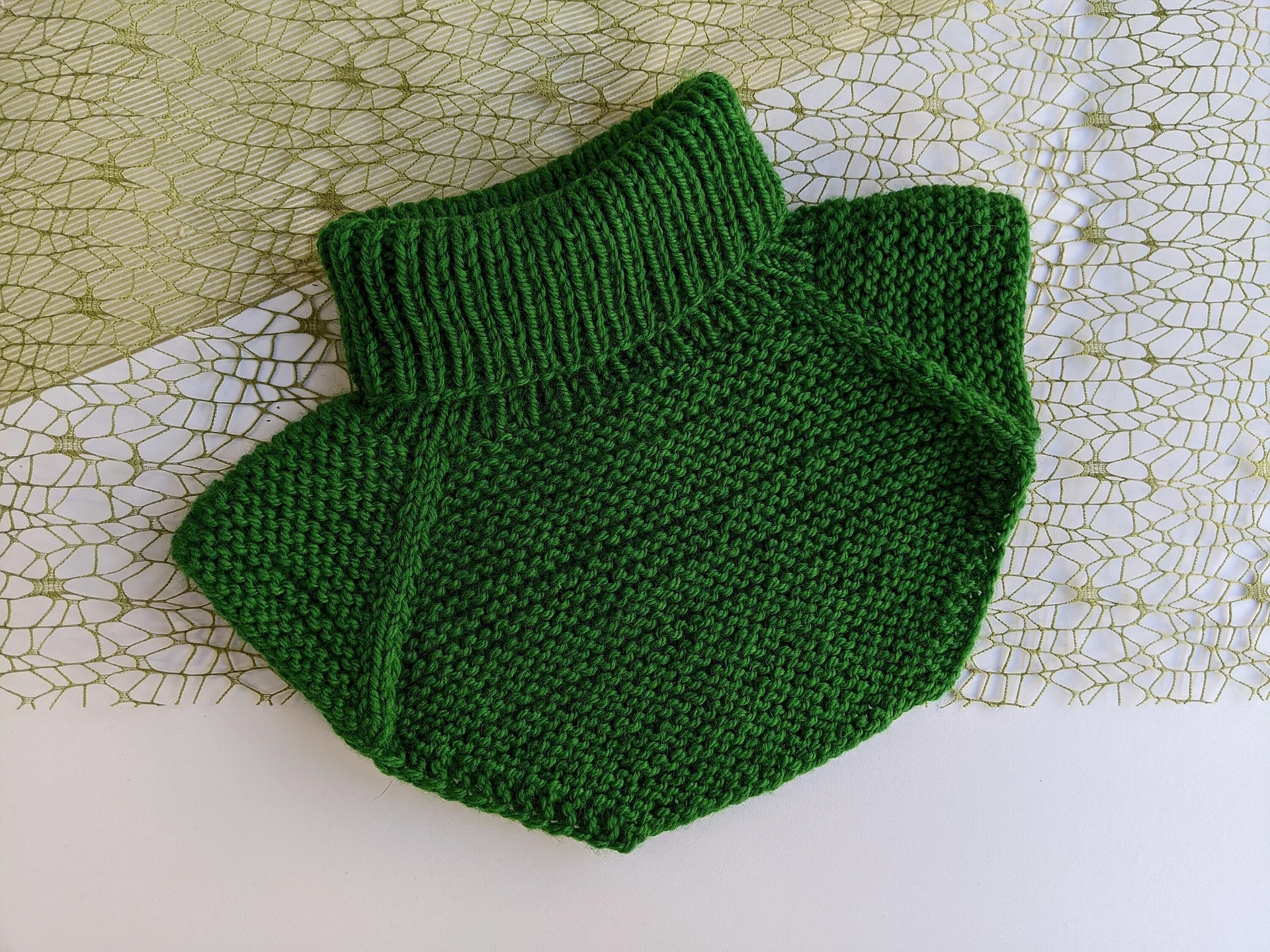 Turtleneck Dickey Knitting Pattern product image (3)