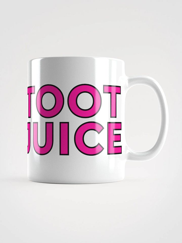 Toot Juice Pink Text White Mug product image (1)