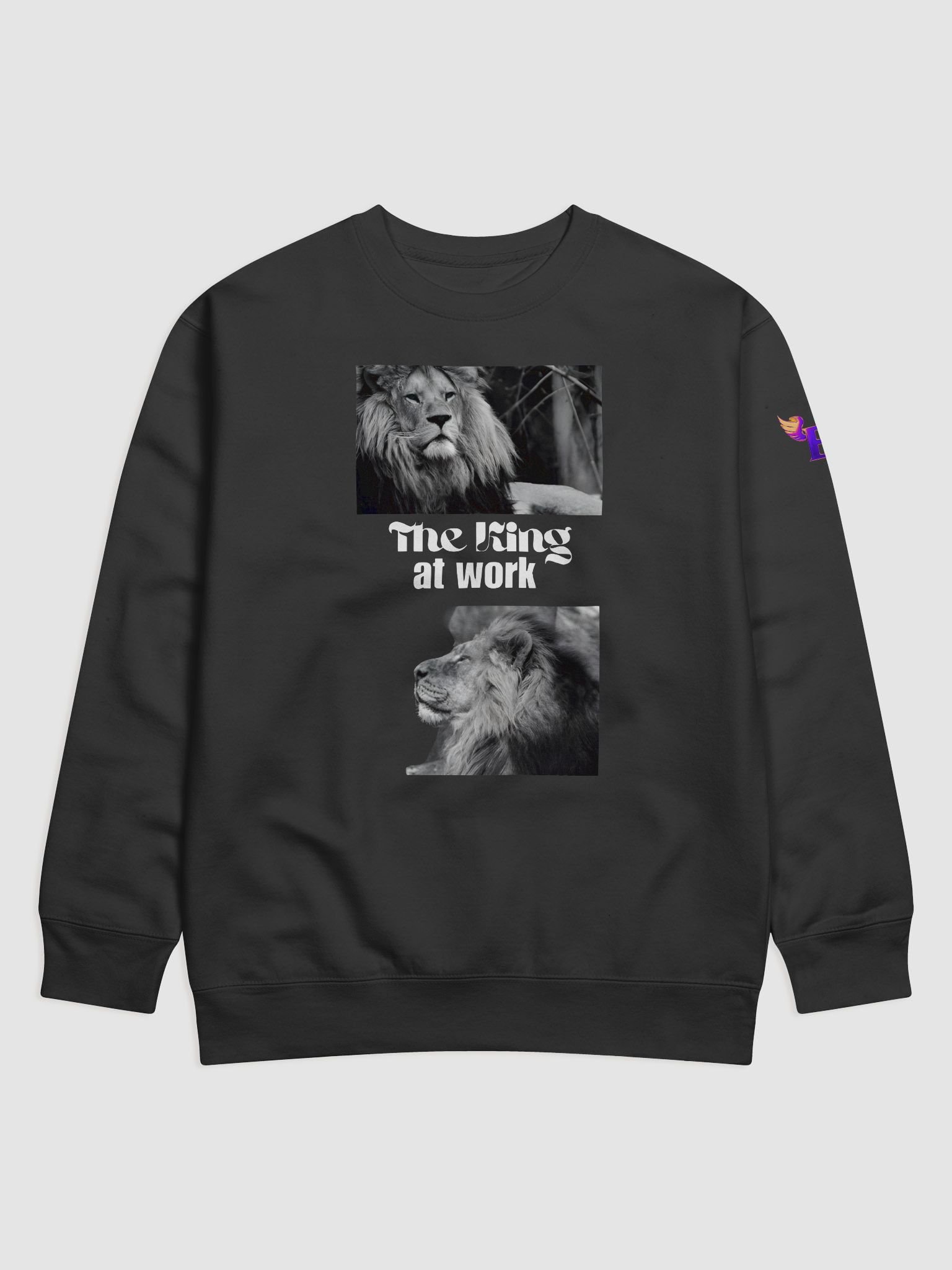 The king at work: Crew neck product image (1)