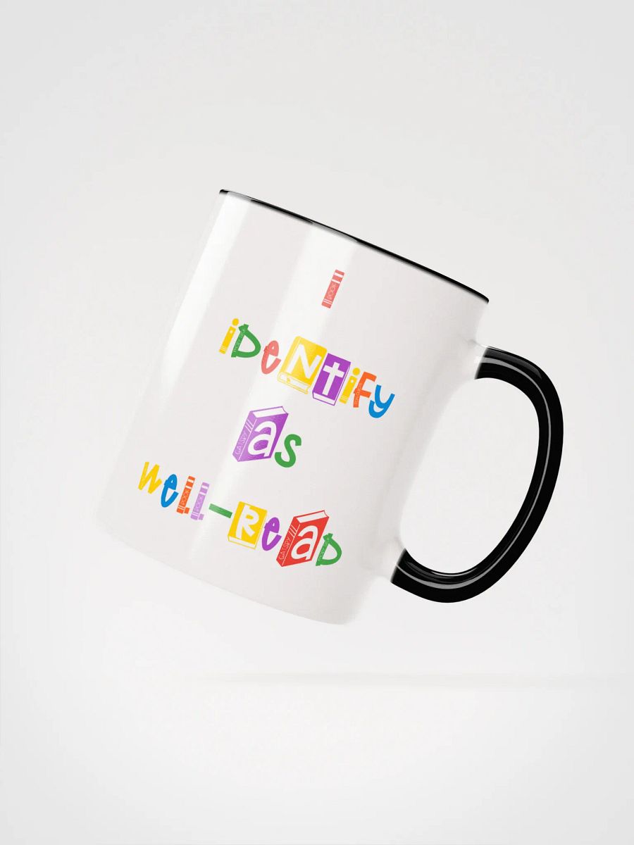 I Identify As Well-Read Accent Mug product image (3)