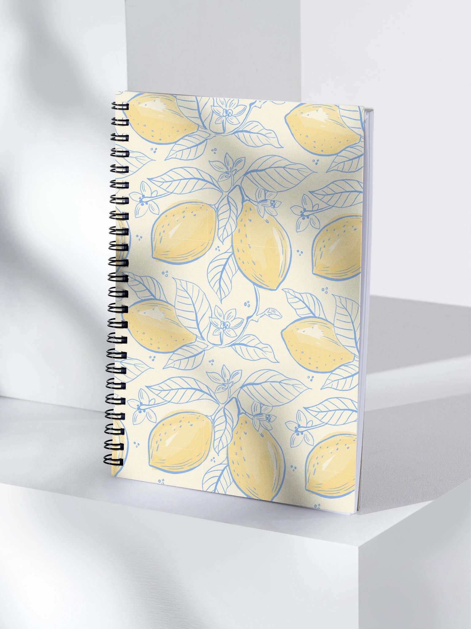 Lemon Sunshine Spiral Notebook product image (4)