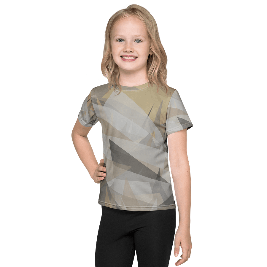Geometric Layers Kids Crew Neck Tee product image (1)