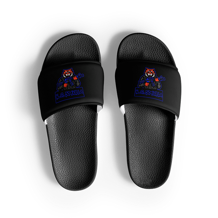All Black Gang Slides product image (2)
