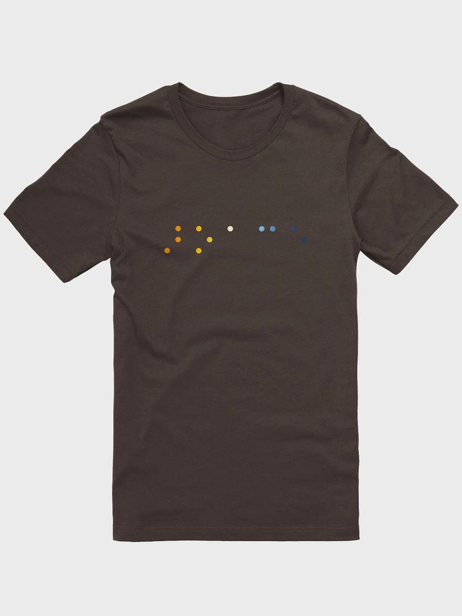 aroace contracted braille t-shirt product image (1)