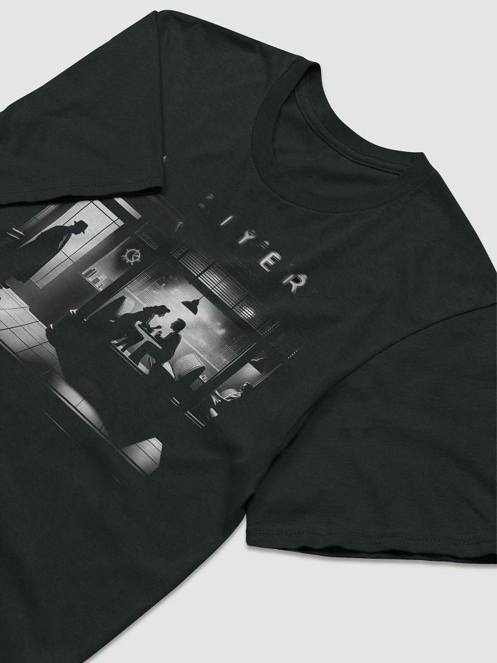 Diner Enigma: Noir Scene (Front Print Womens Tee) product image (2)