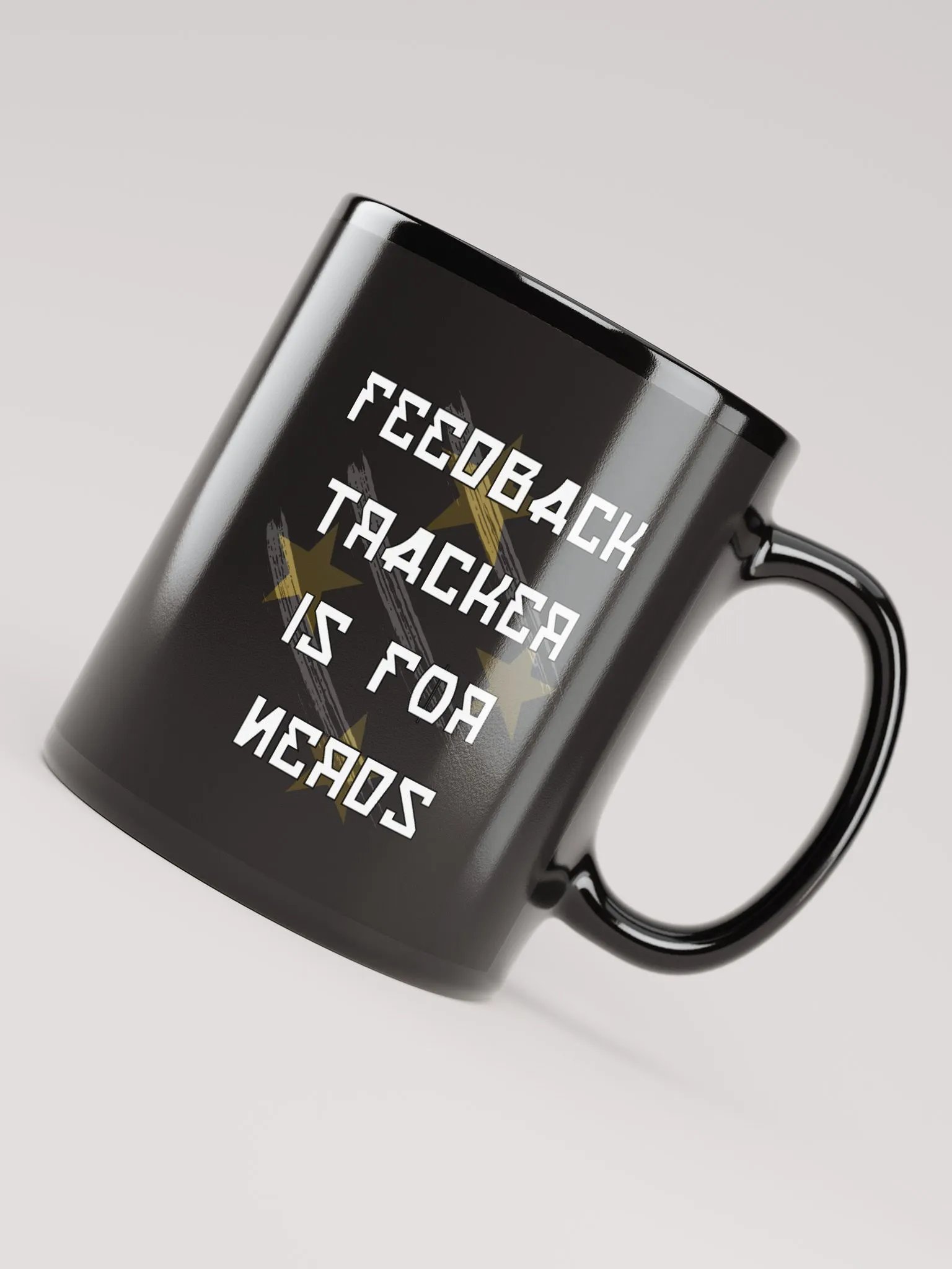 Feedback Tracker Is For Nerds Black Mug product image (4)