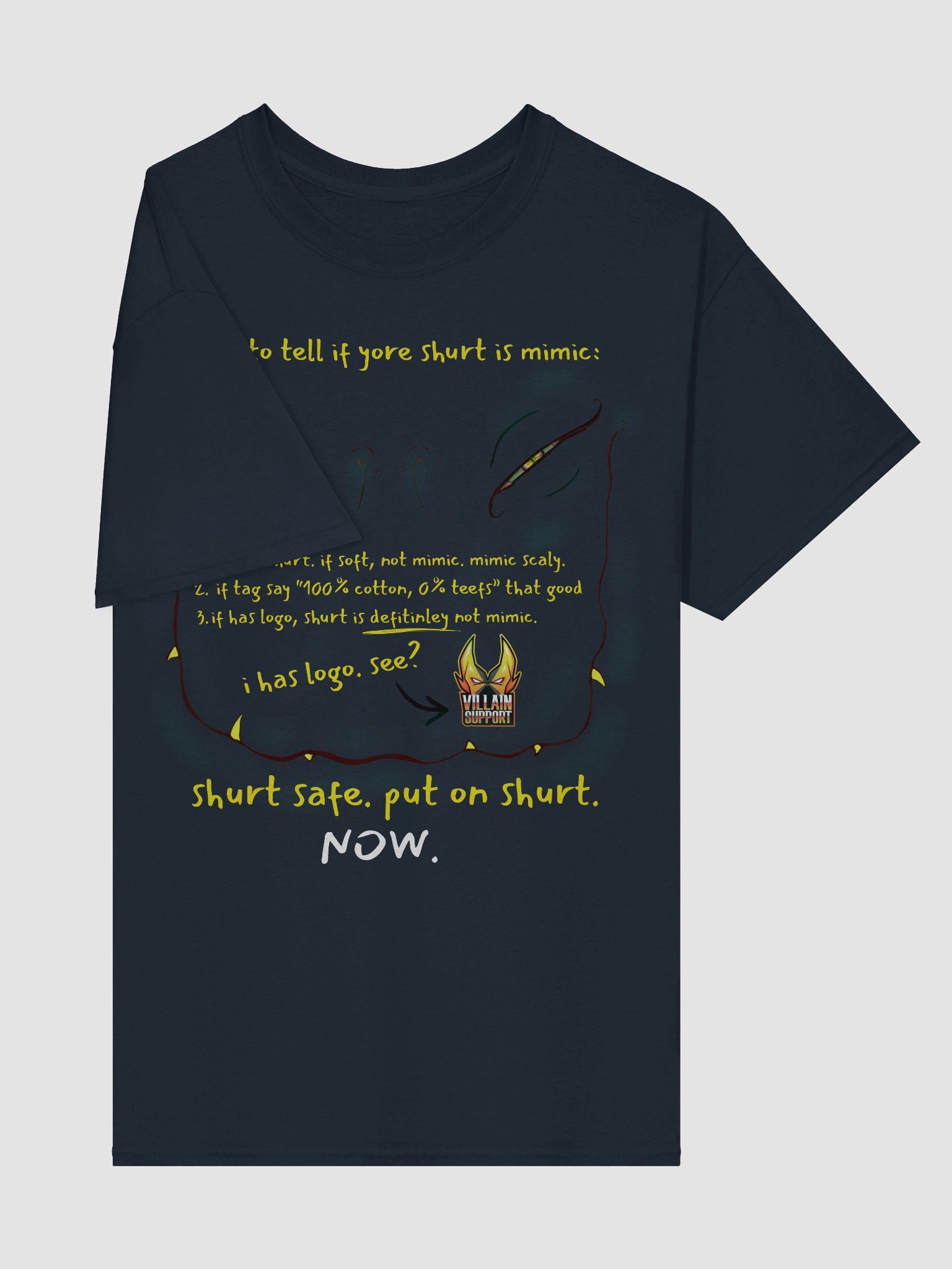 Mimic Shirt - Yellow Text product image (4)
