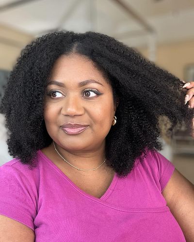 You can’t tell me this is not my natural hair! 😁 Seriously this is one of the most natural wigs I have worn! No leave out req...