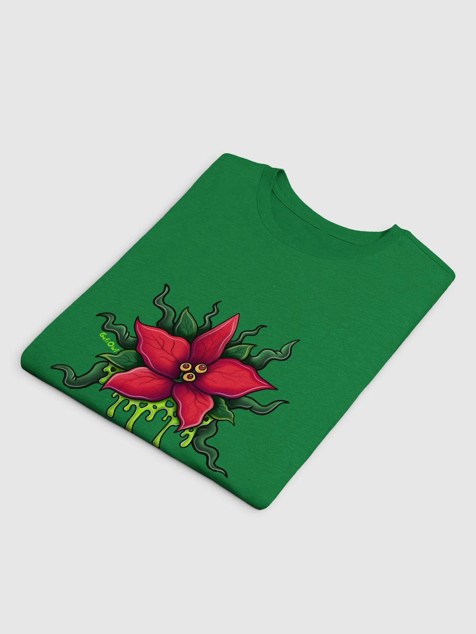 Poinsettia Monster Shirt product image (4)