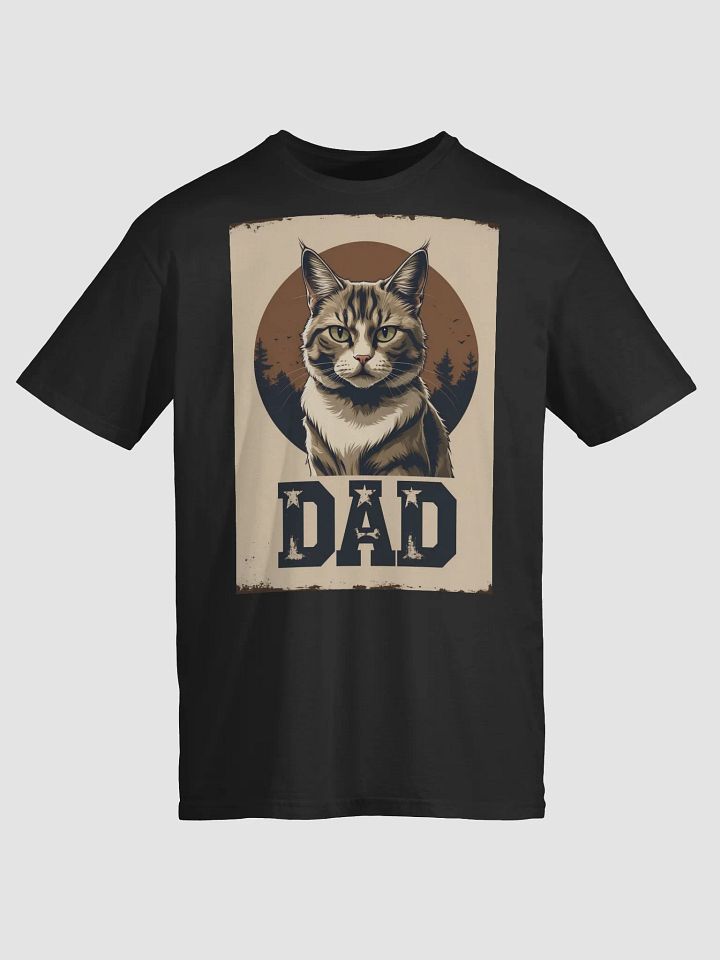 Cat Dad Pride – Rugged Feline Art product image (4)