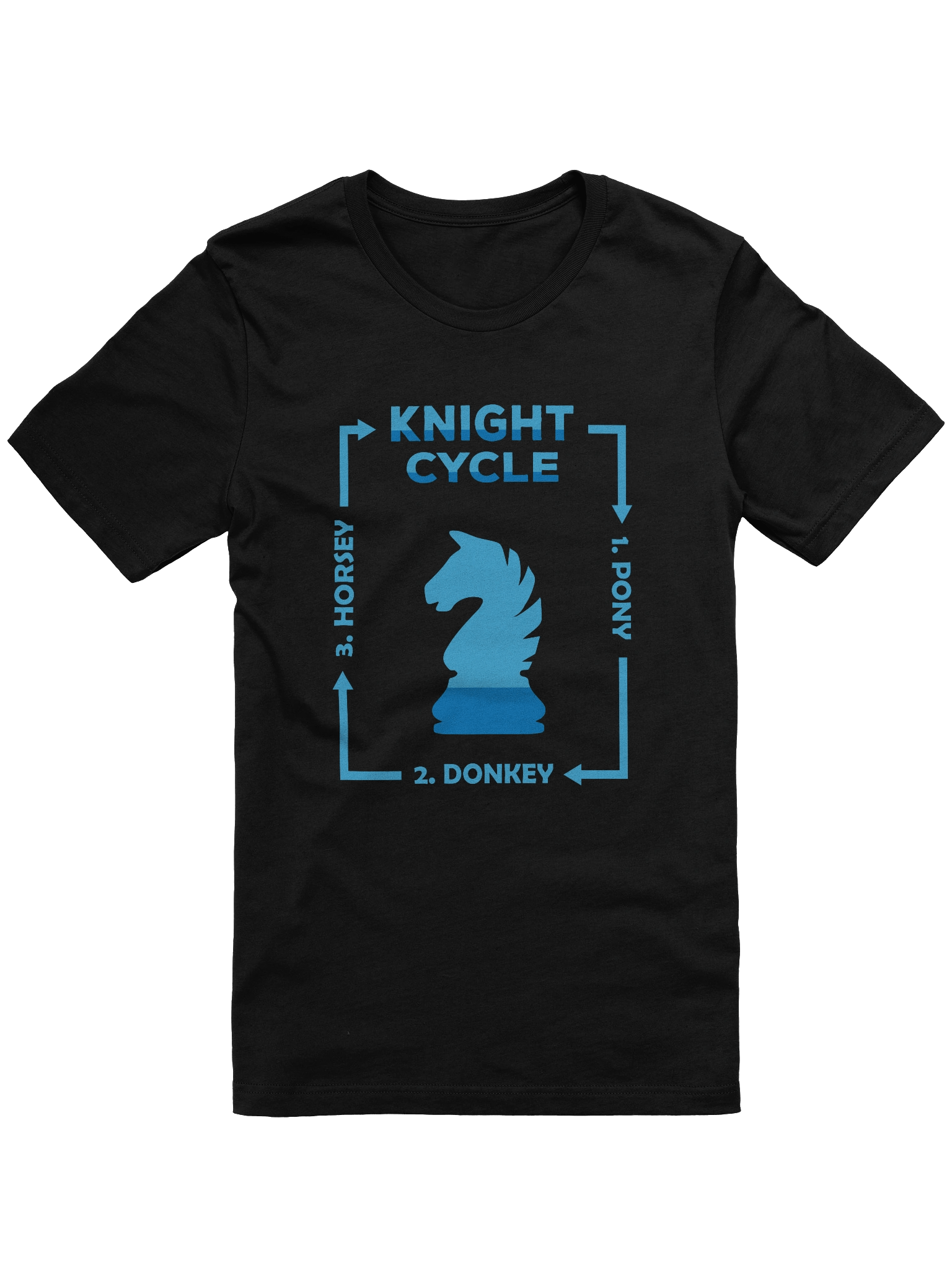 Knight Cycle Chess T-shirt product image (1)