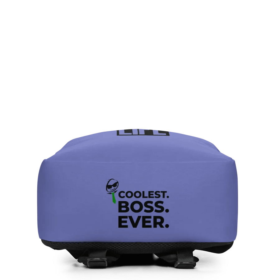 Work the Dream Life – Purple Minimalist All-Over Print Backpack for Work, Travel & Everyday Use product image (4)