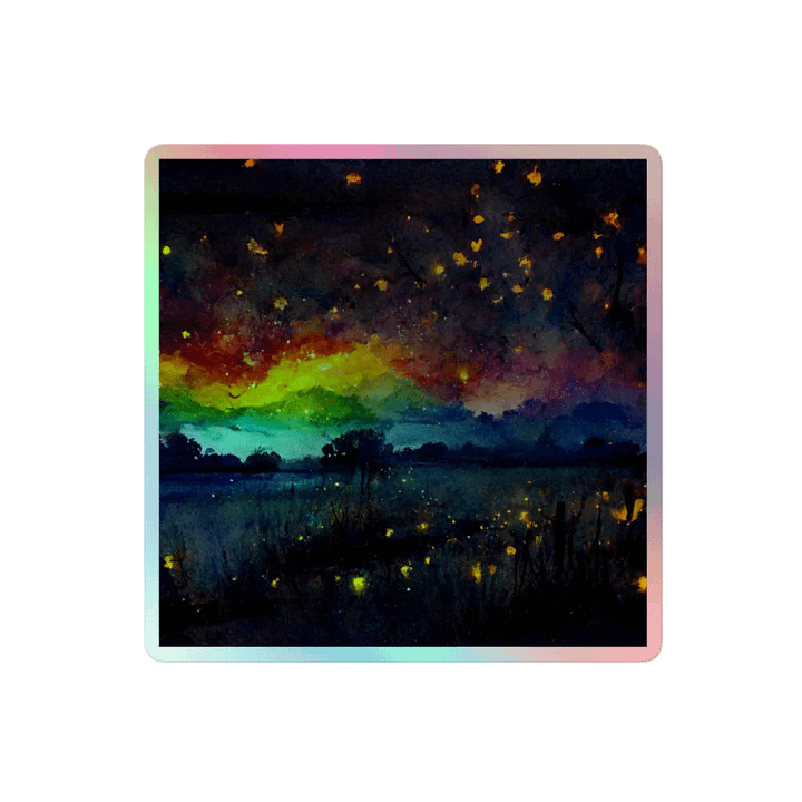 Aurora Hues Holographic Sticker Set product image (2)