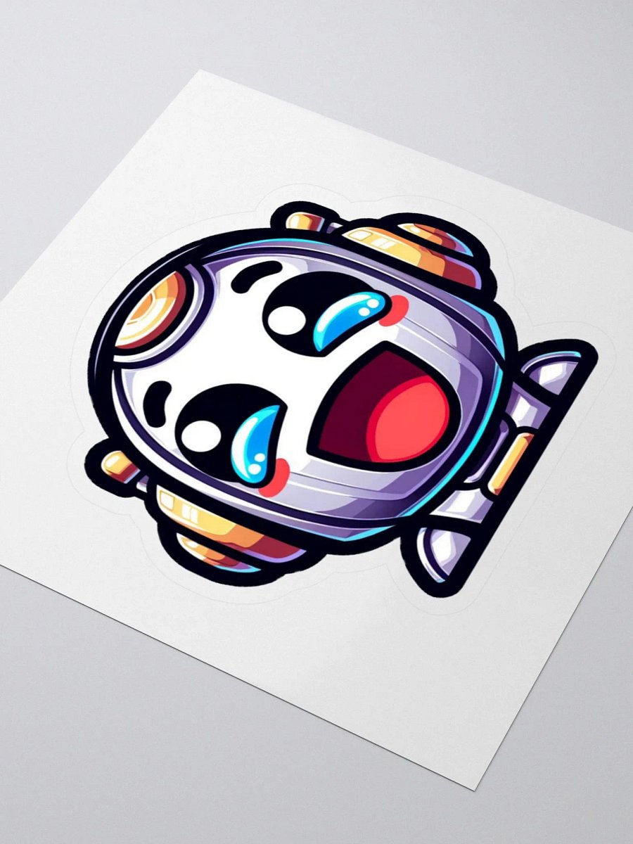 Cheerful Robot Kiss Cut Stickers product image (3)