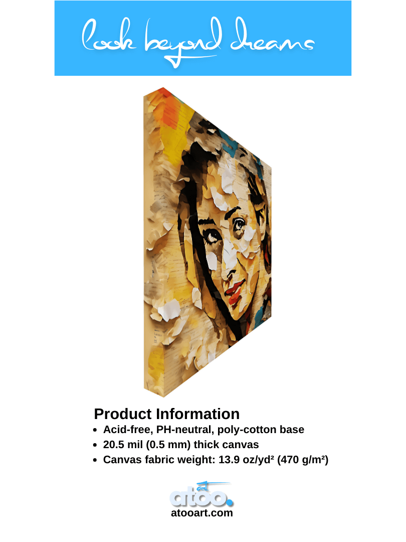 Paper Collection | The Woman Who Collects Letters | Canvas Art Painting product image (7)