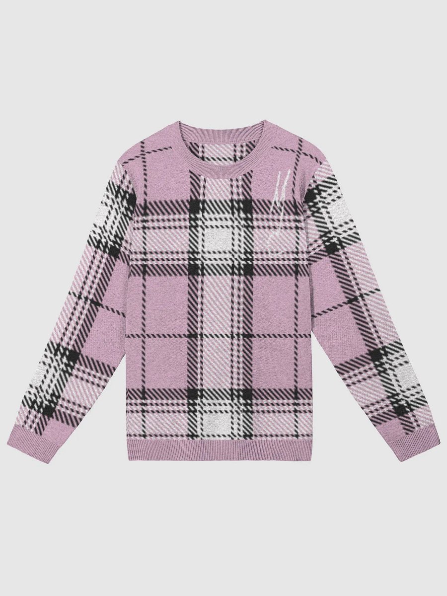 MC Pink Plaid Sweater product image (3)