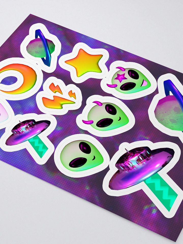 videovomit space stickersheet product image (2)