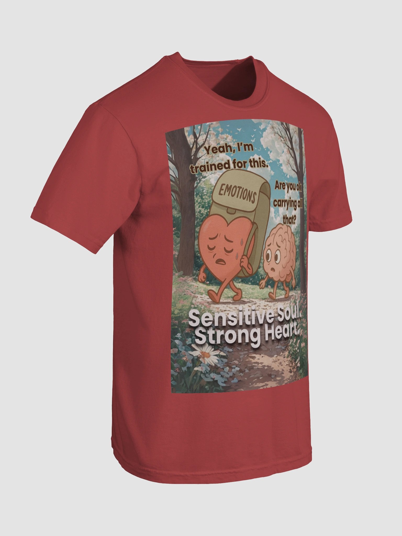 Sensitive Soul, Strong Heart - Emotional Strength Heavyweight T-Shirt product image (7)