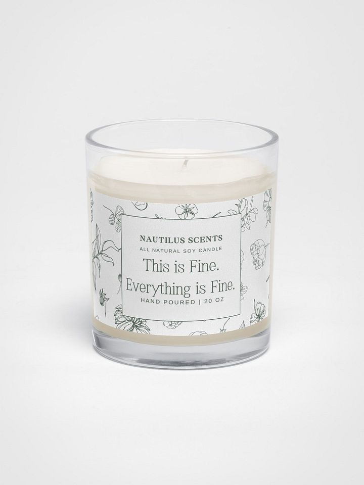 Everything Is Fine Natural Soy Candle product image (1)