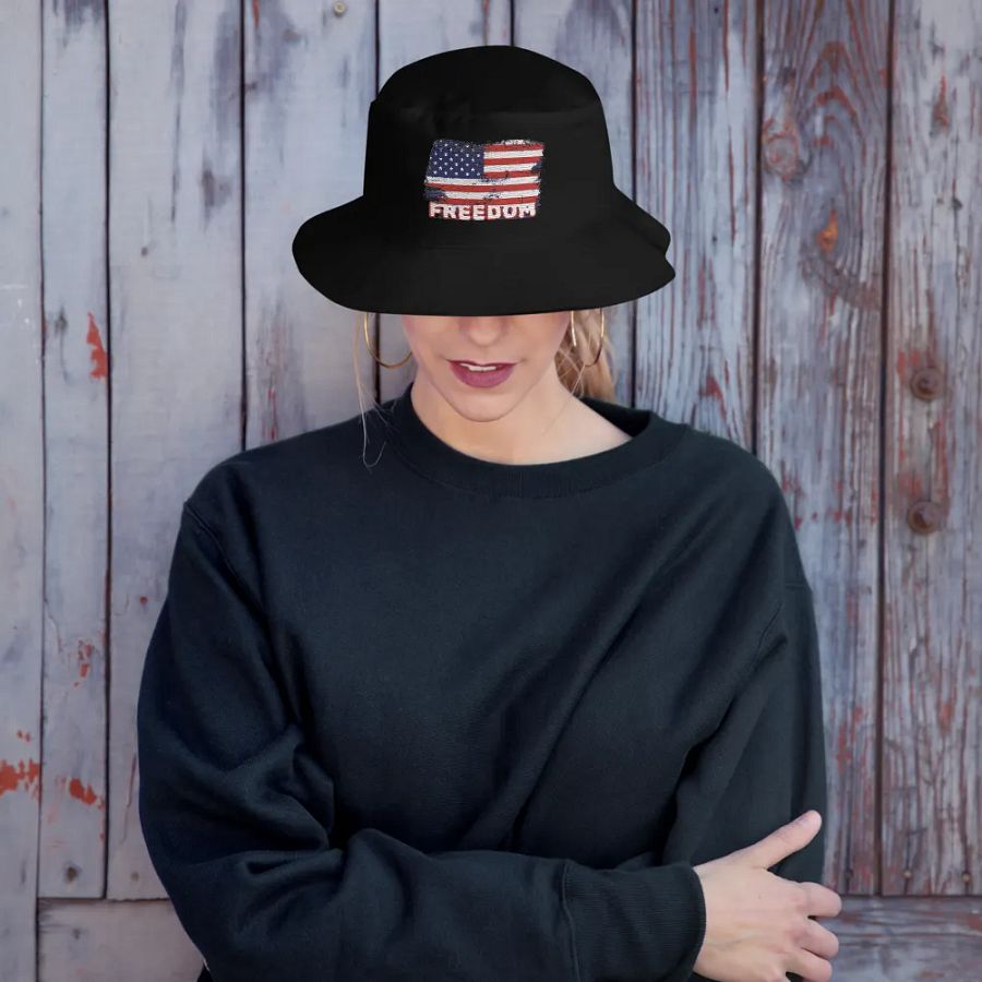 Freedom and Glory Embroidered Bucket Hat product image (4)