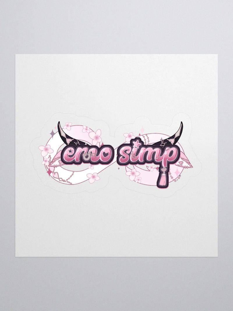 Emo Simp Sticker