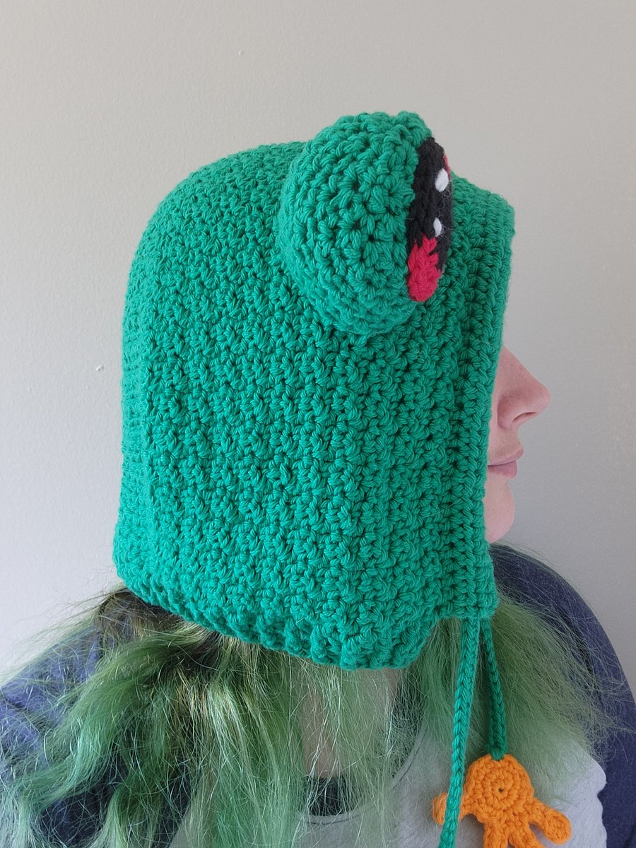 Pattern: Crochet Frog Hood product image (4)