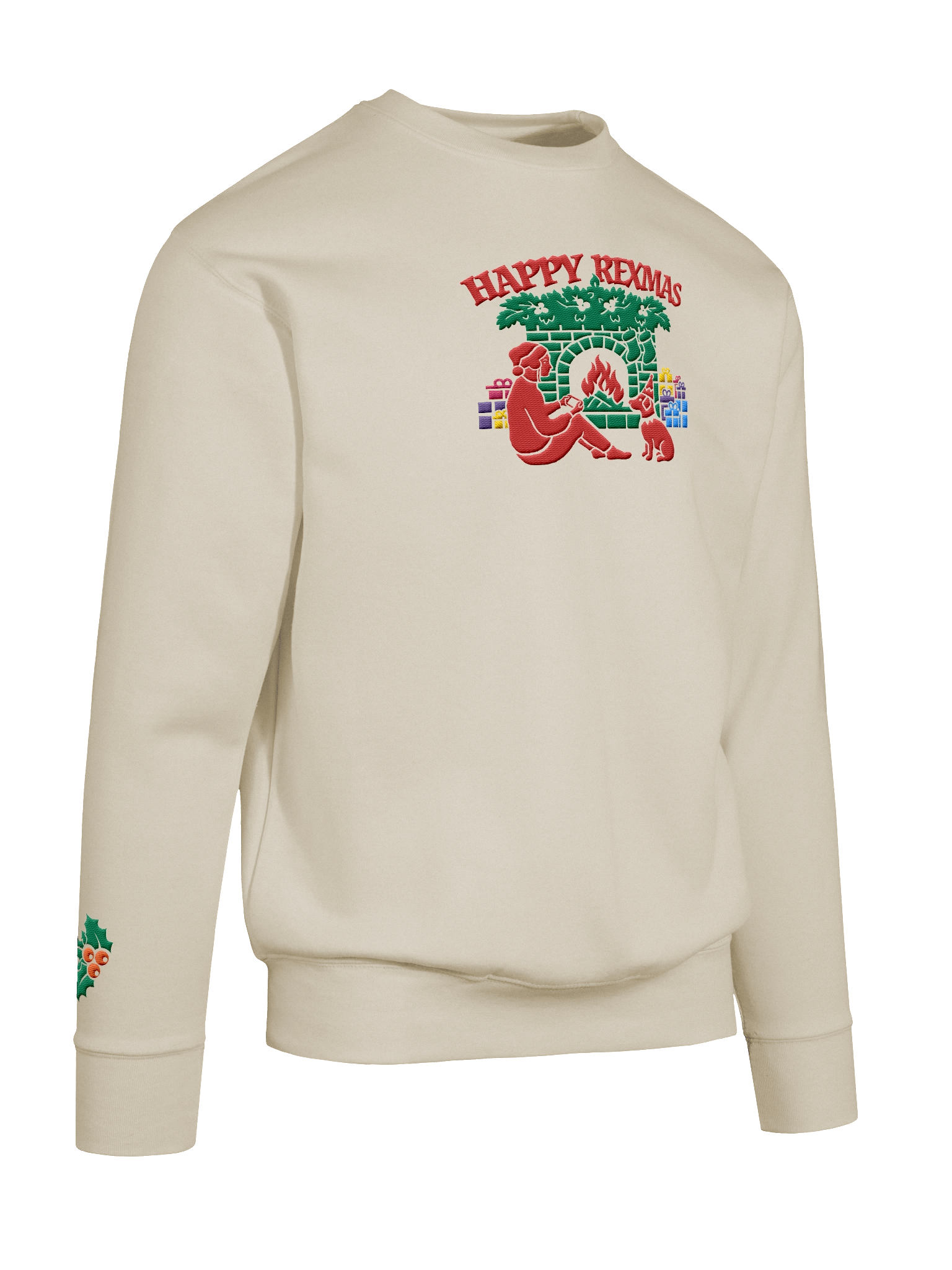 Happy ReXmas - Embroidered Christmas Jumper product image (10)