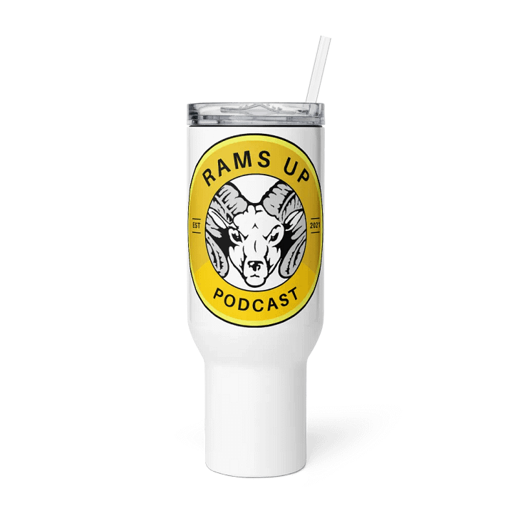 Rams Up Travel Mug With B&W Logo product image (4)
