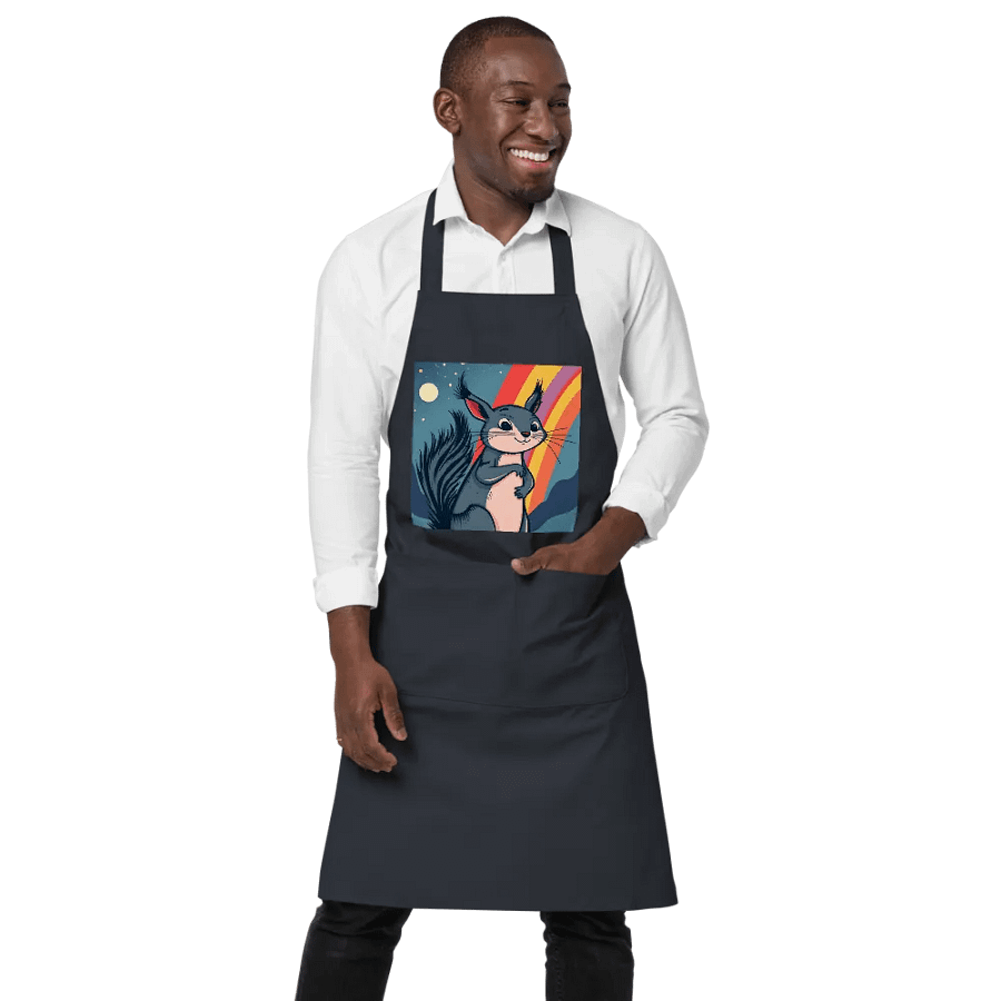 Starry Night Squirrel Apron product image (1)