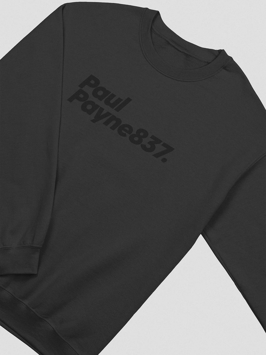 Paul Payne837 Matte Black Sweatshirt product image (3)