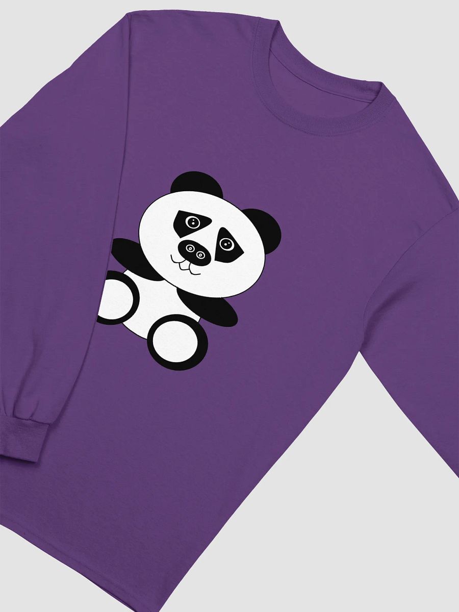 Whimsical Panda Cartoon Long Sleeve Tee product image (35)