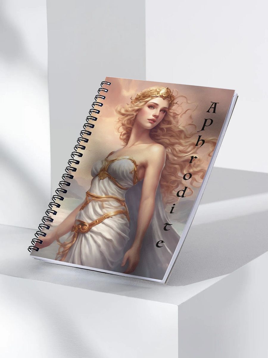 Greek Goddess Aphrodite Spiral Notebook product image (3)