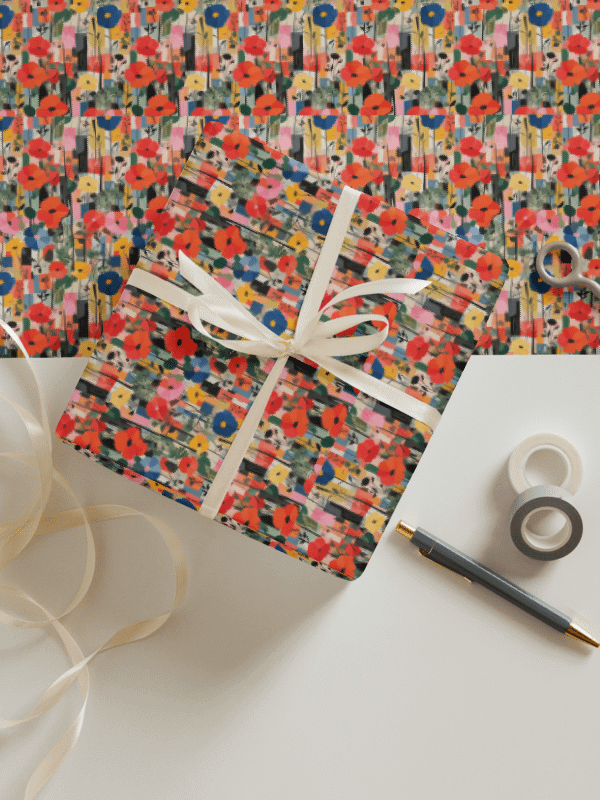 Symmetry in Color: Abstract Wrapping Paper Set product image (3)