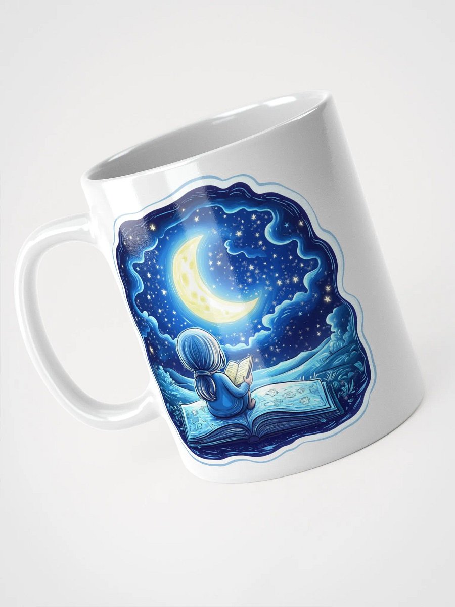 Moonlit Storytime White Mug product image (8)