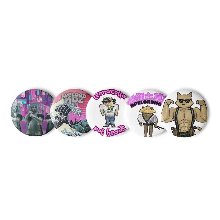Miku Maid Squad Pin Button Set product image (1)