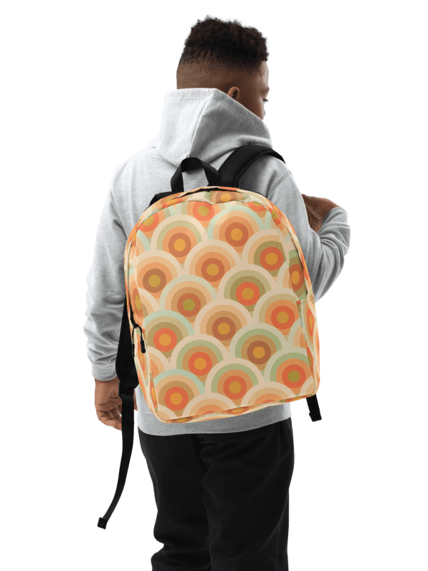 Retro Scalloped All-Over Print Backpack product image (2)