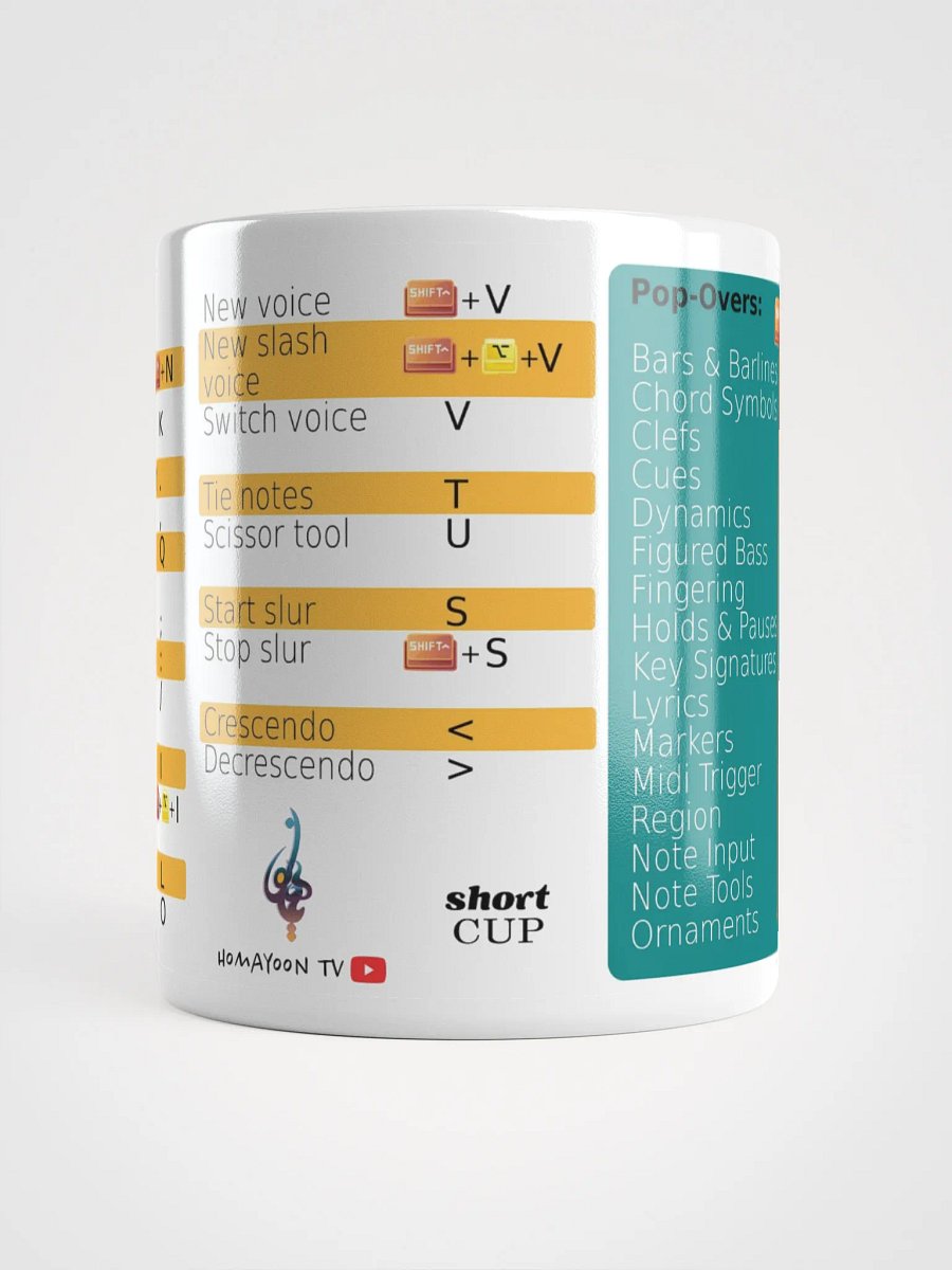ShortCUP (keyboard shortcuts compatible with Dorico) MacOS[70s] product image (6)
