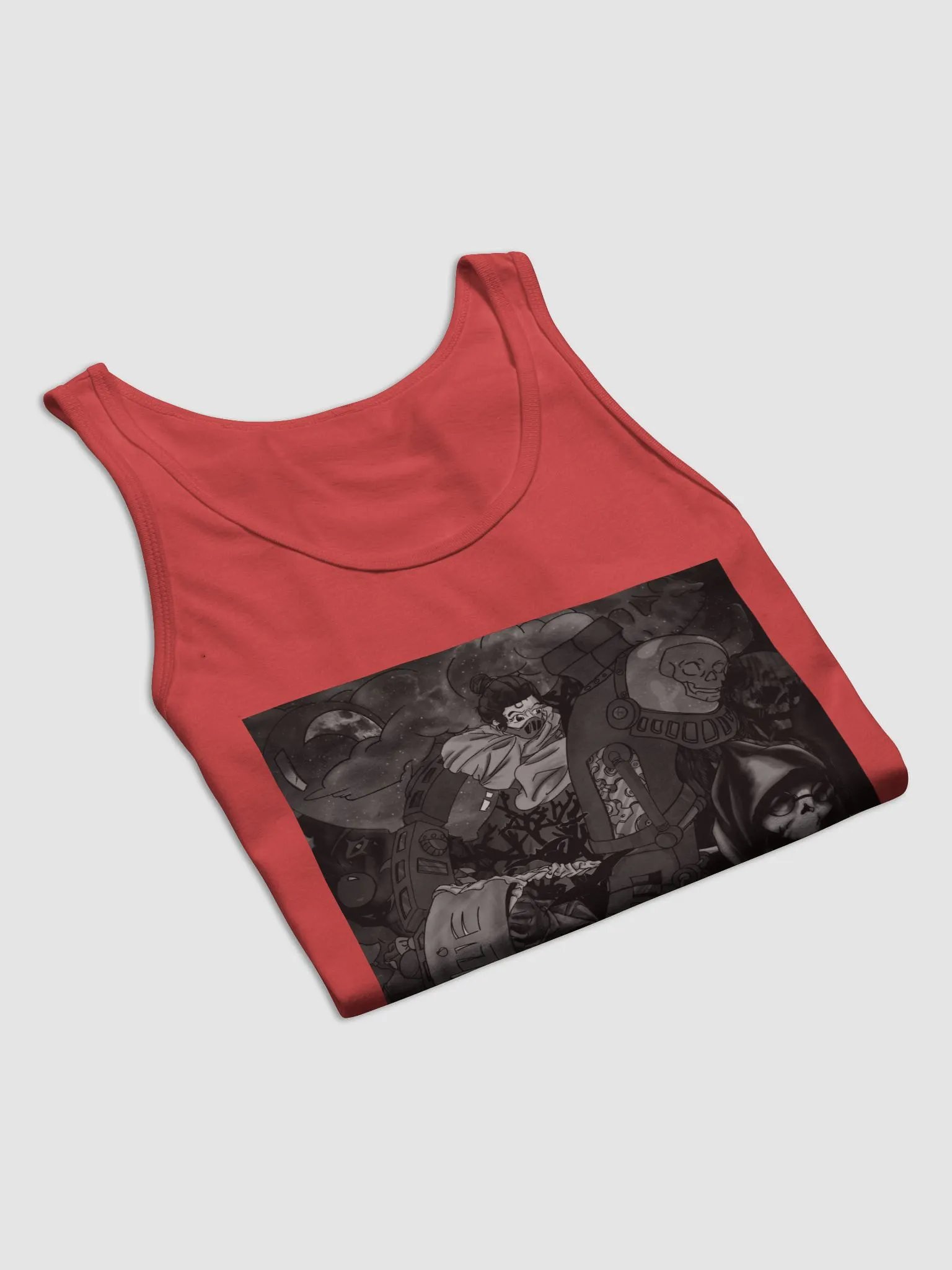 Crazzie Train Men's Tank (B&W) product image (42)