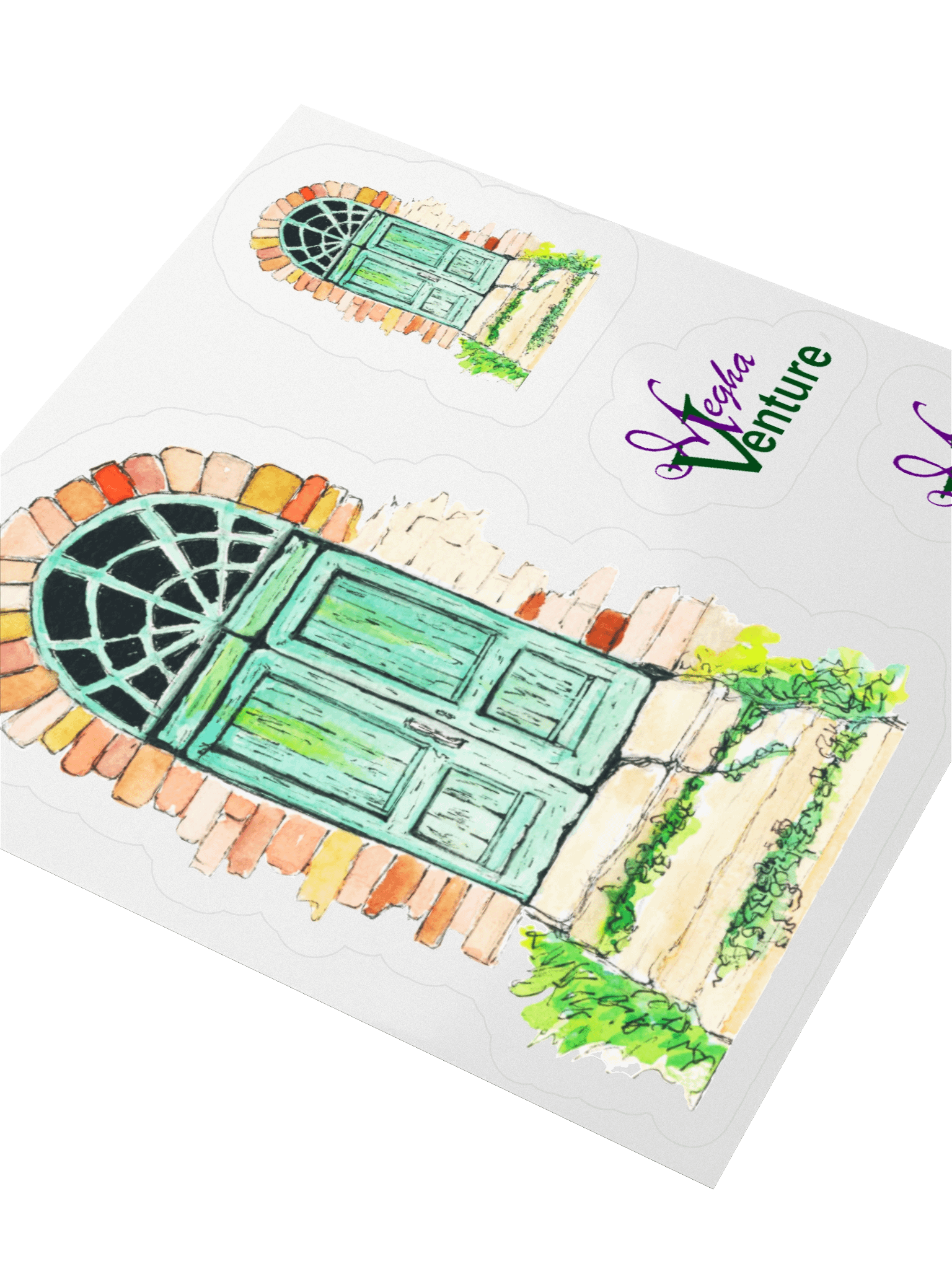 Double Door Arch Sticker product image (11)