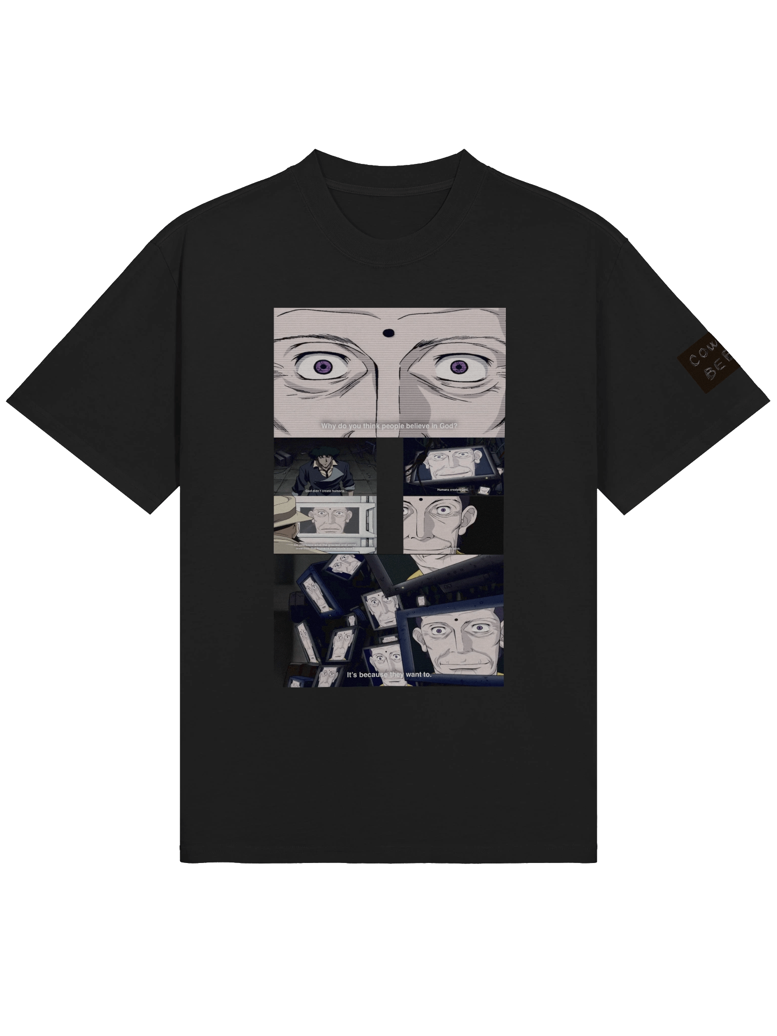 cowboy bebop session 23 brain scratch tee shirt product image (5)